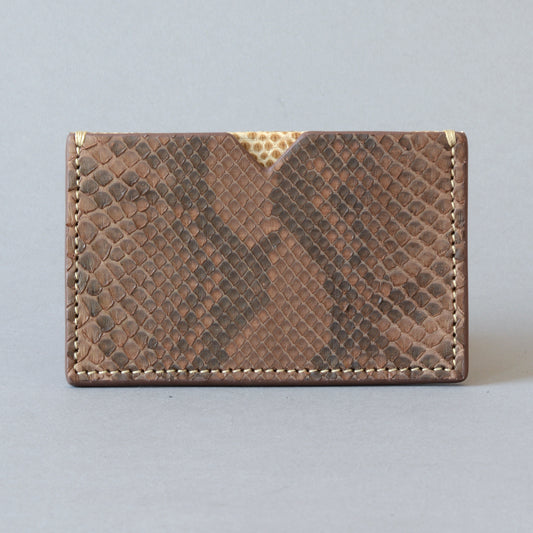 Card Wallet Brown Python