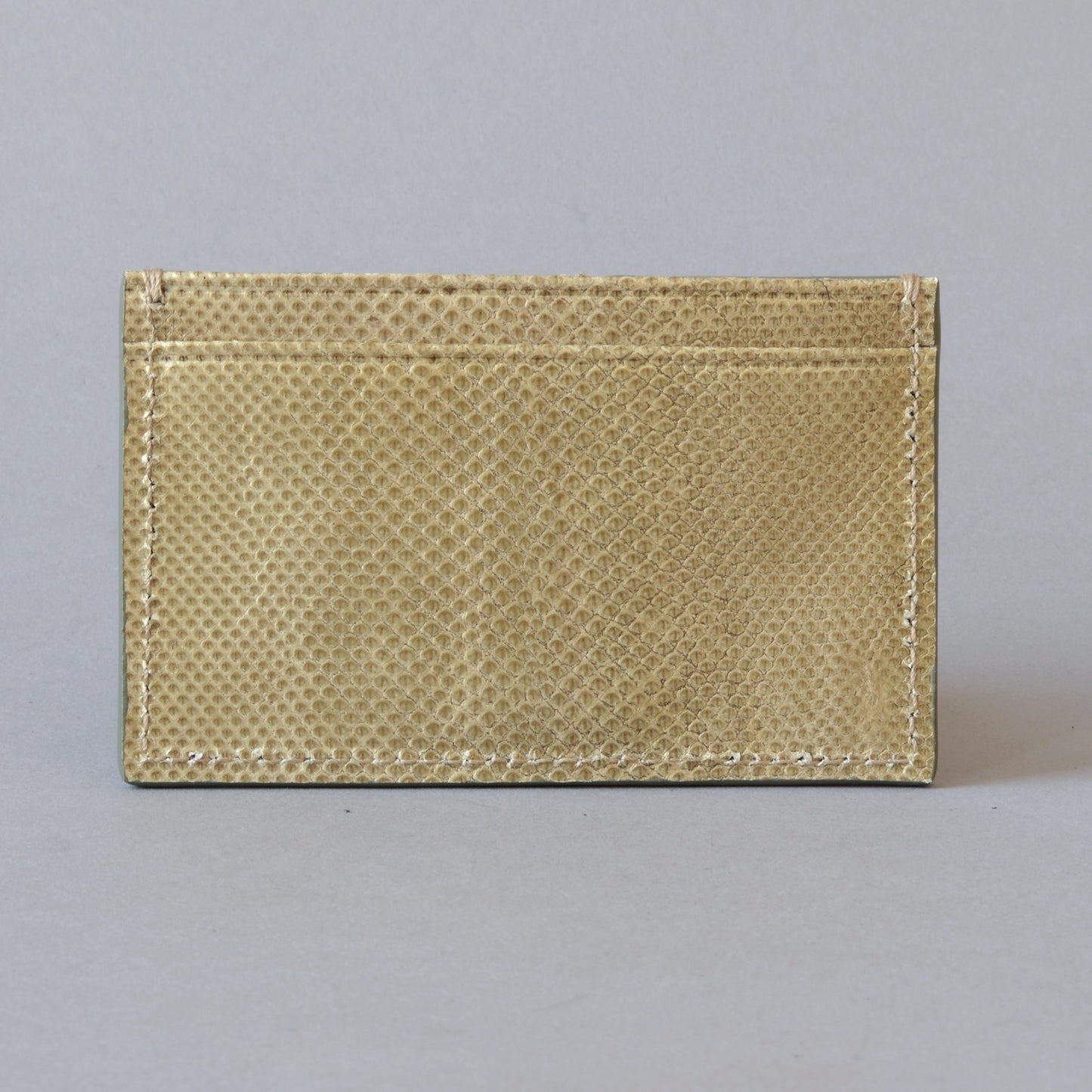 Card Wallet Olive Python