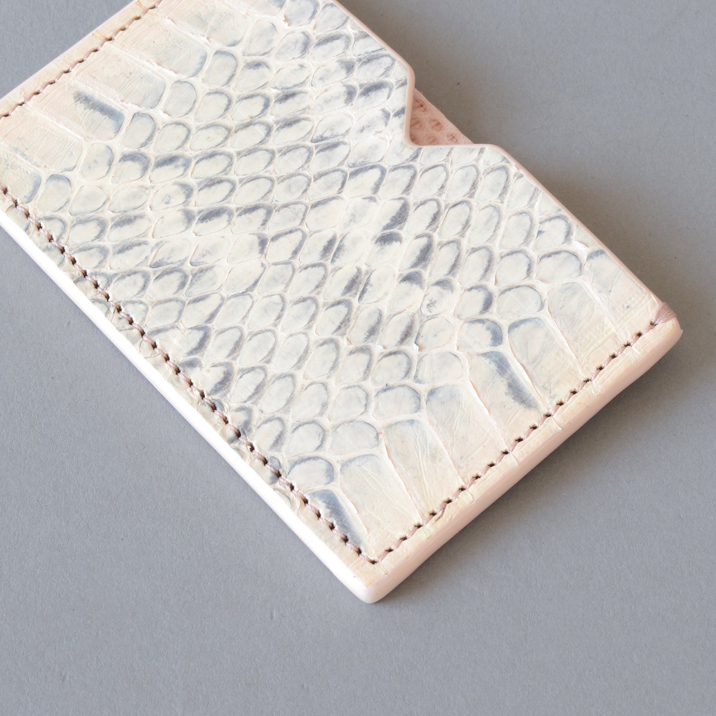 Card Wallet Pink Python