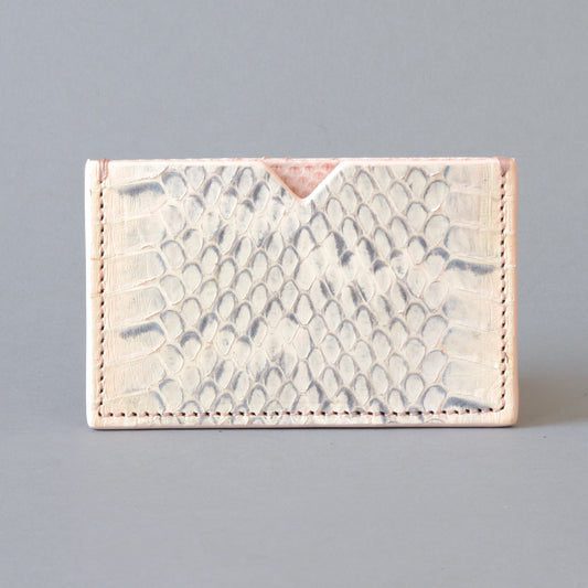 Card Wallet Pink Python