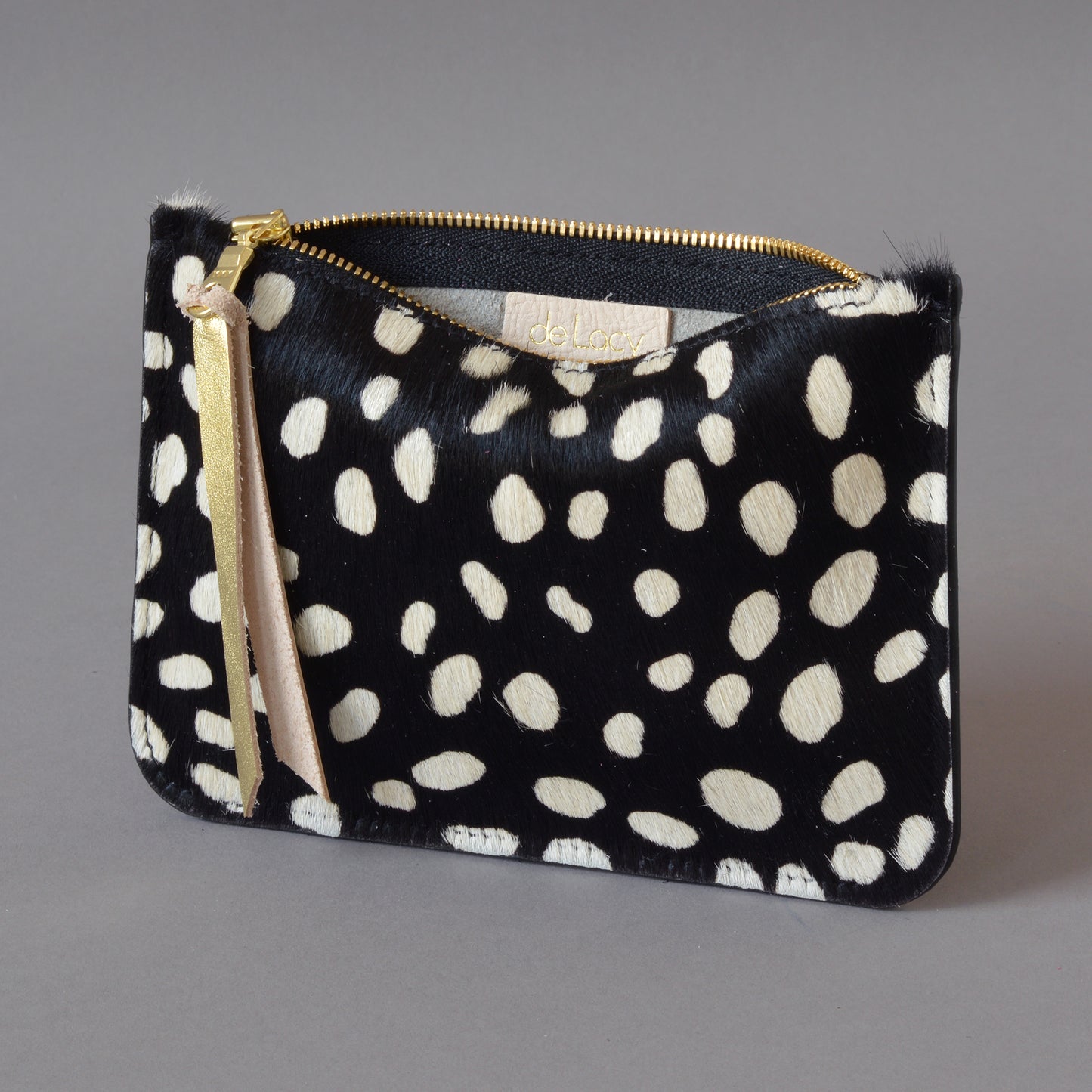 Zip Purse Spot Black