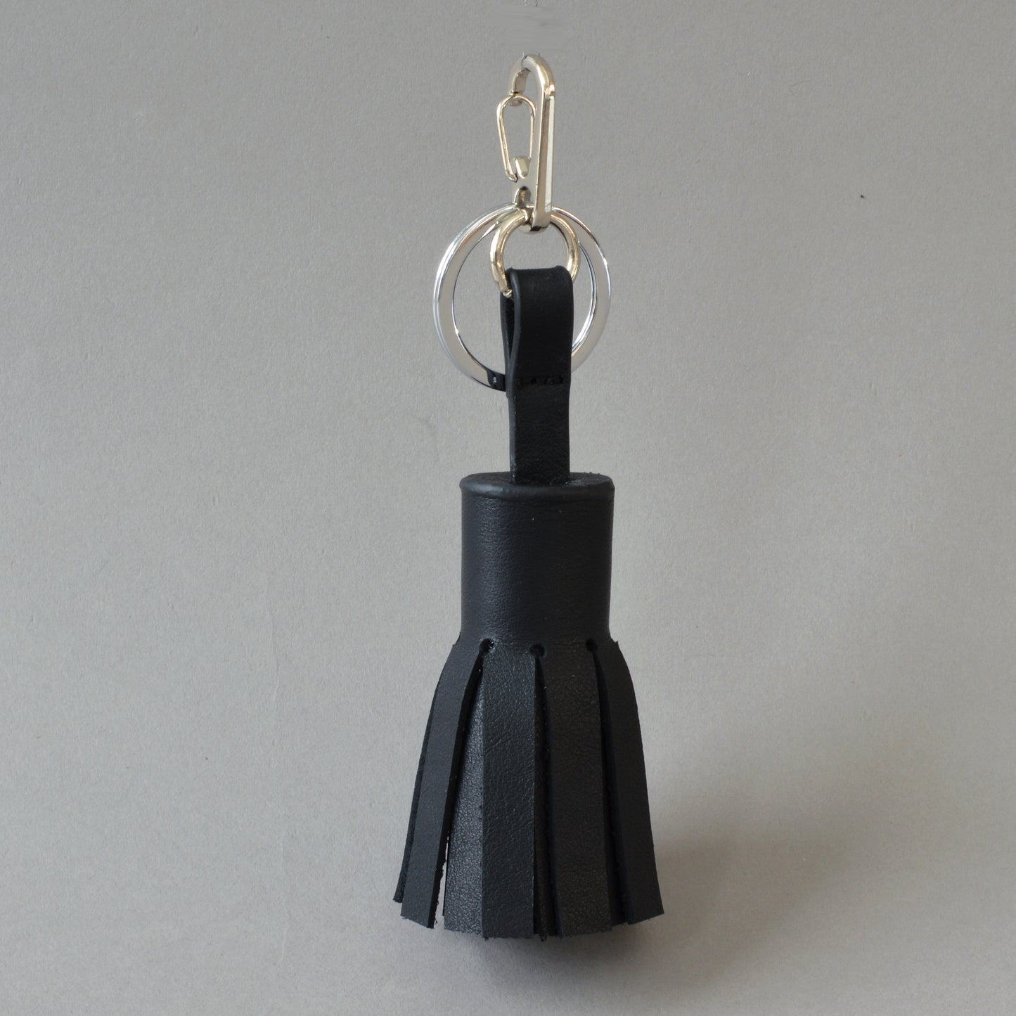 Tassel Key Ring Black