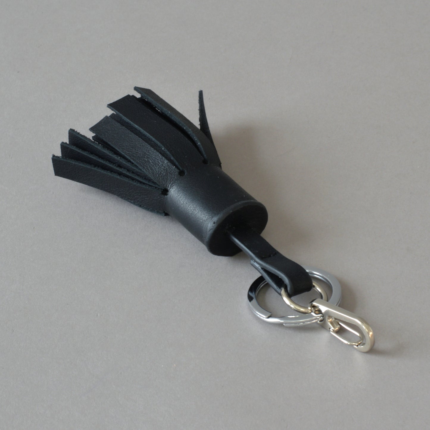 Tassel Key Ring Black