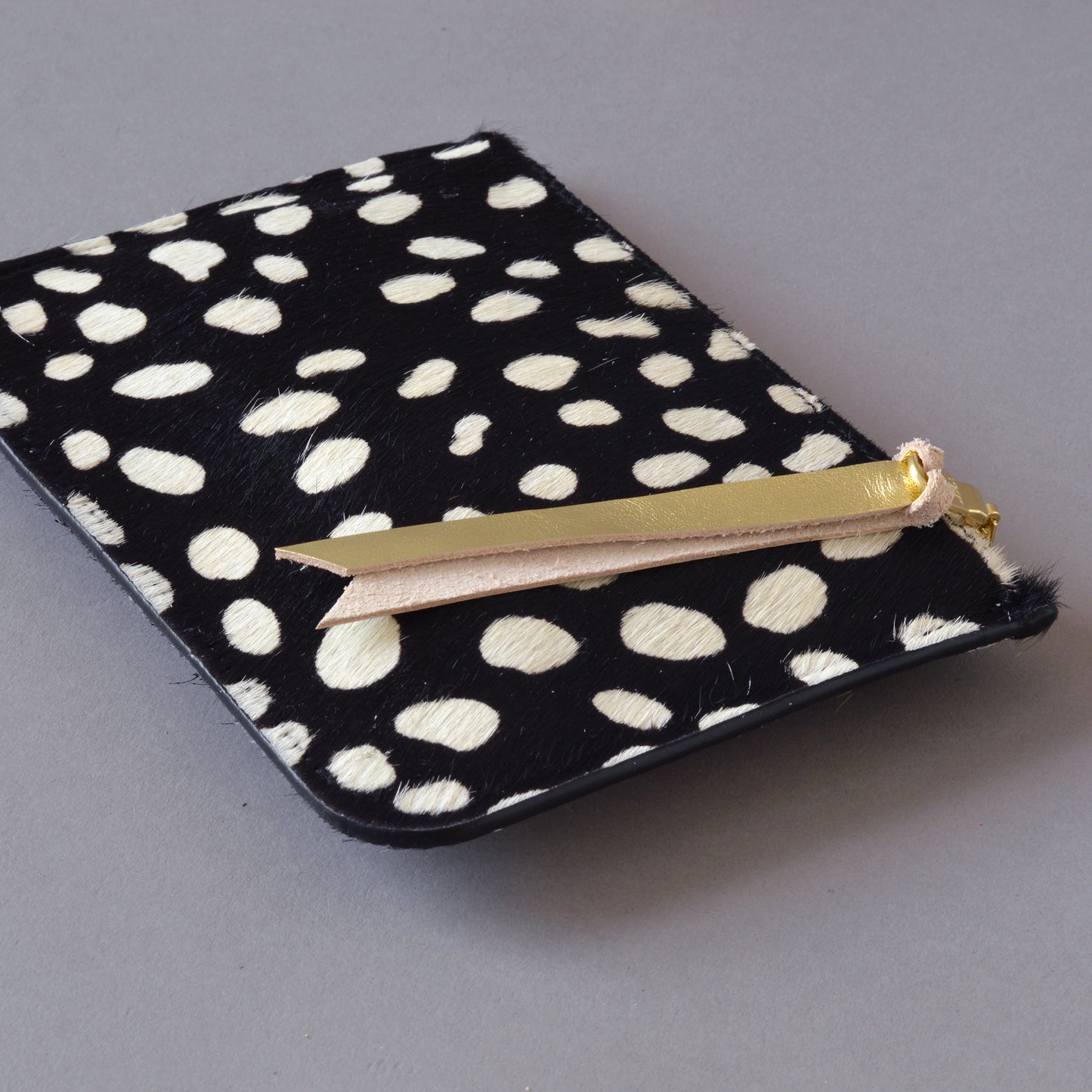 Zip Purse Spot Black