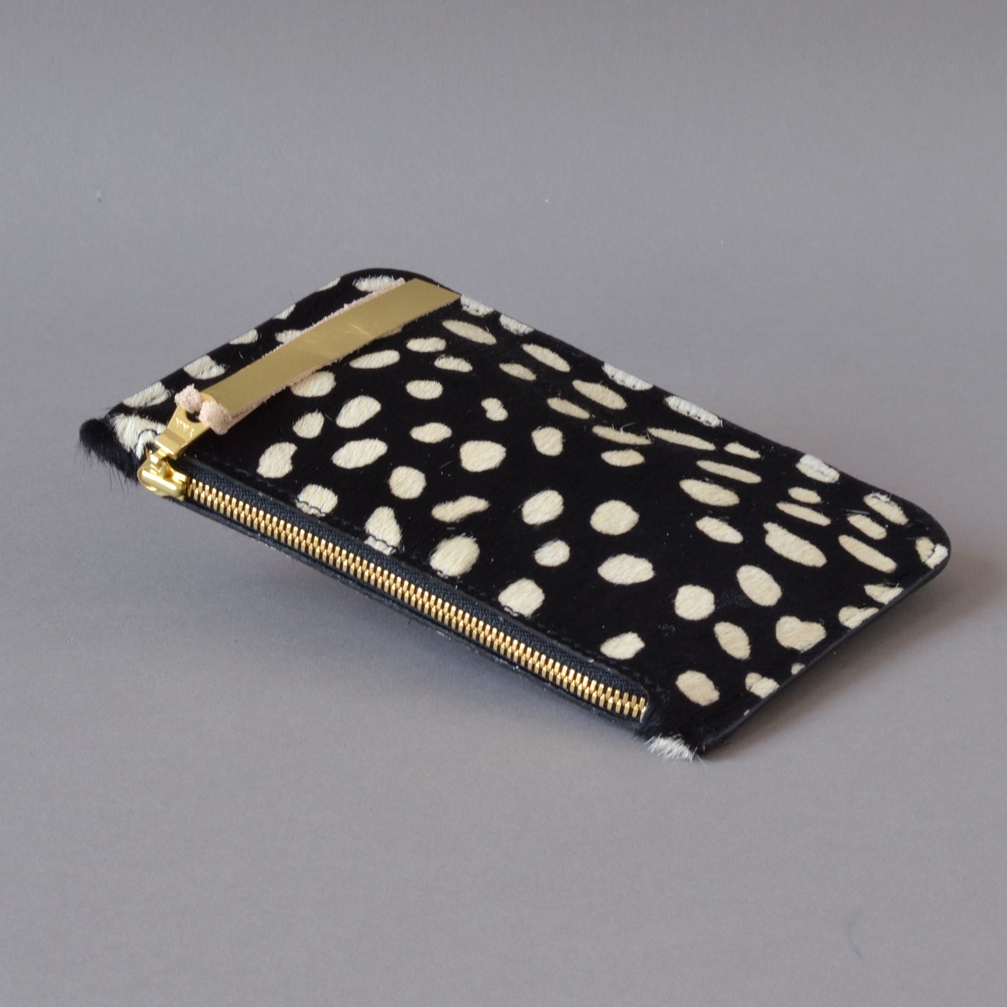 Zip Purse Spot Black