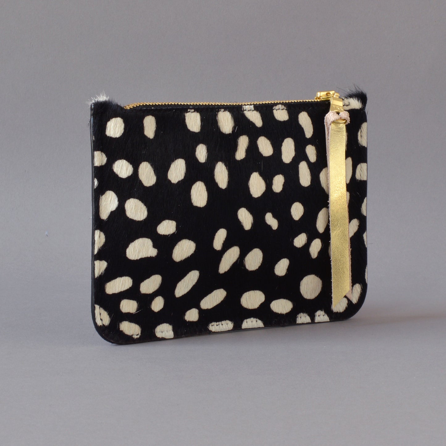 Zip Purse Spot Black