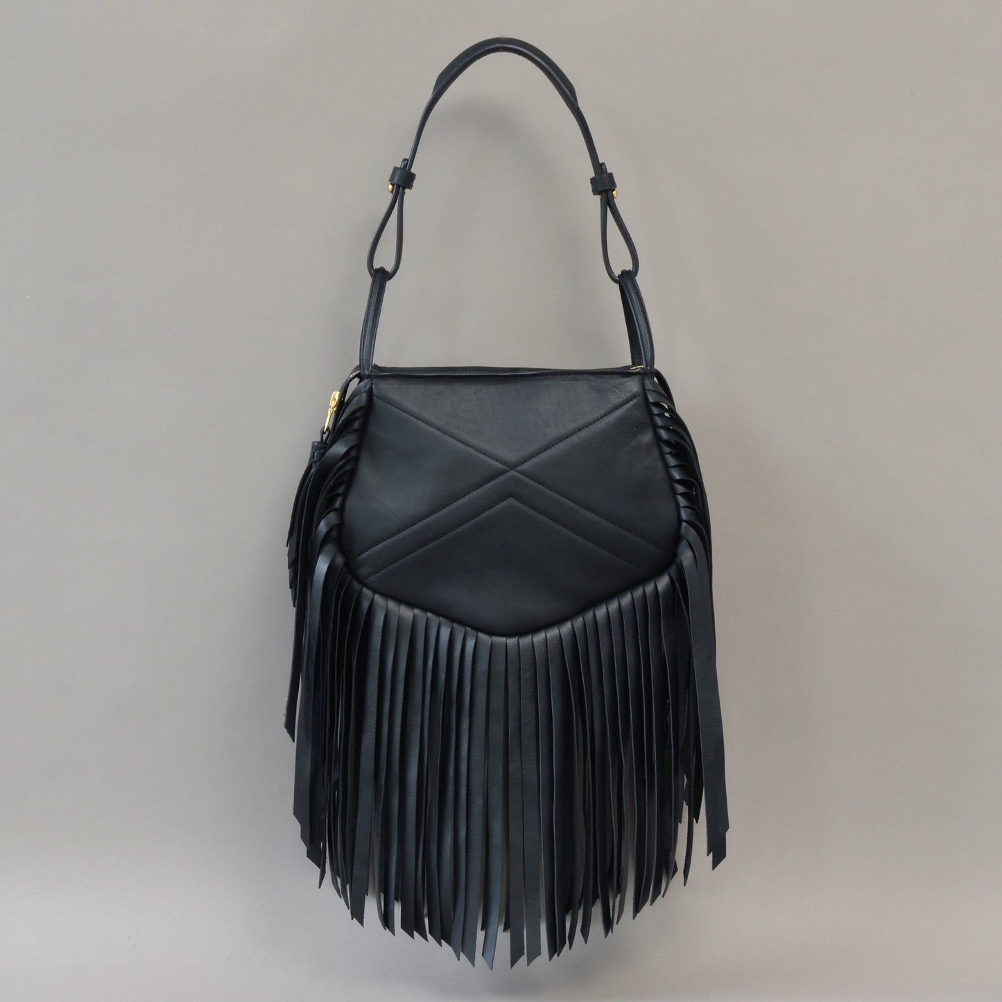 Tassel Shoulder Black Custom