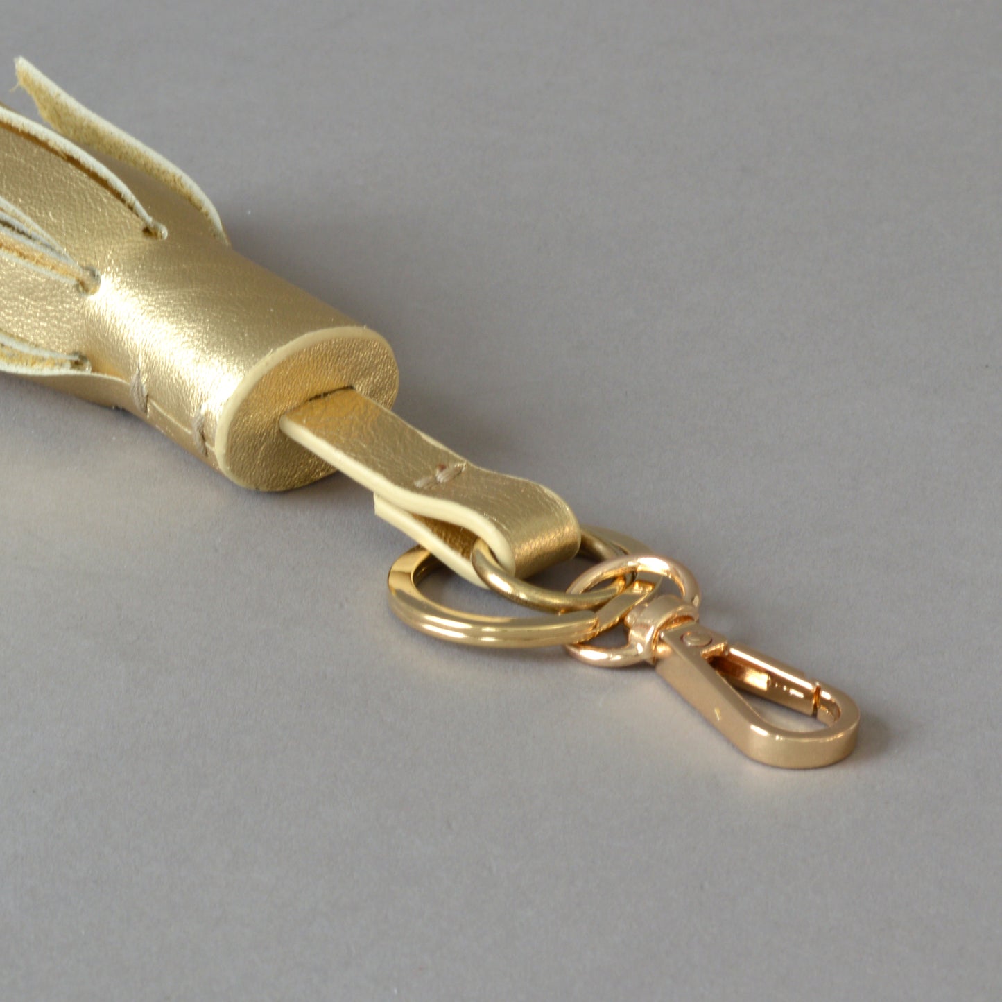 Tassel Key Ring Gold