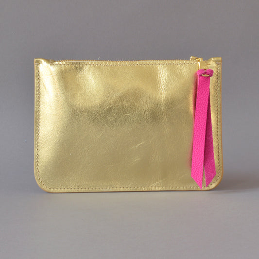 Zip Purse Gold