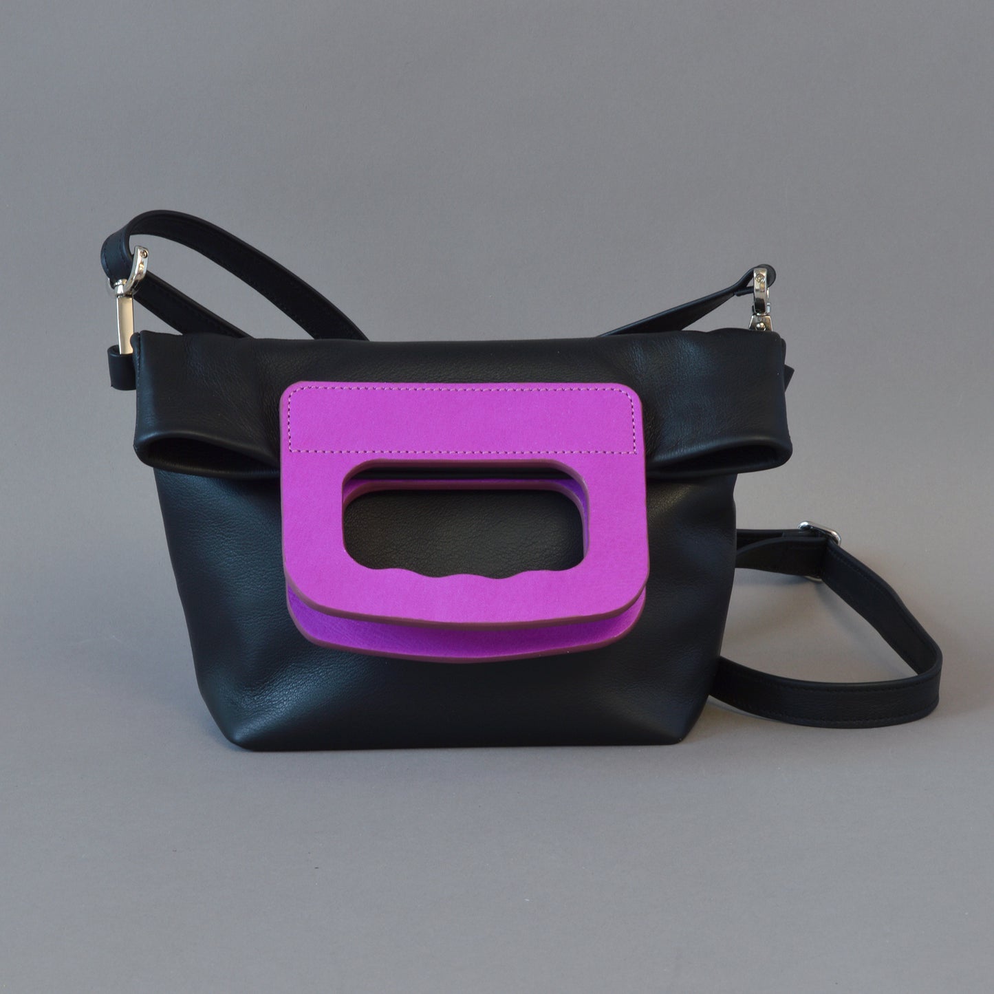 Sophia Mini Fushia Black