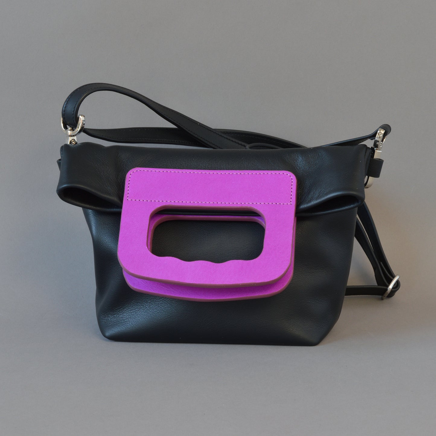 Sophia Mini Fushia Black