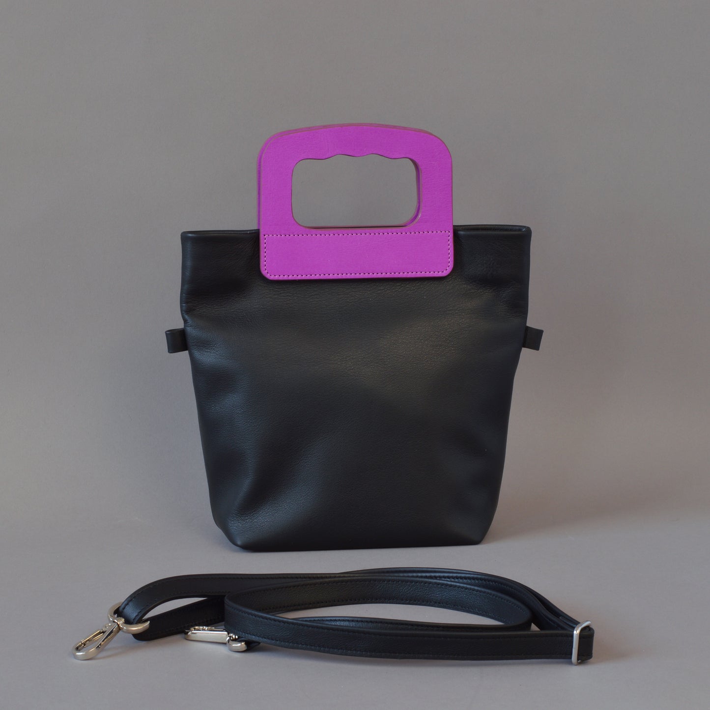 Sophia Mini Fushia Black