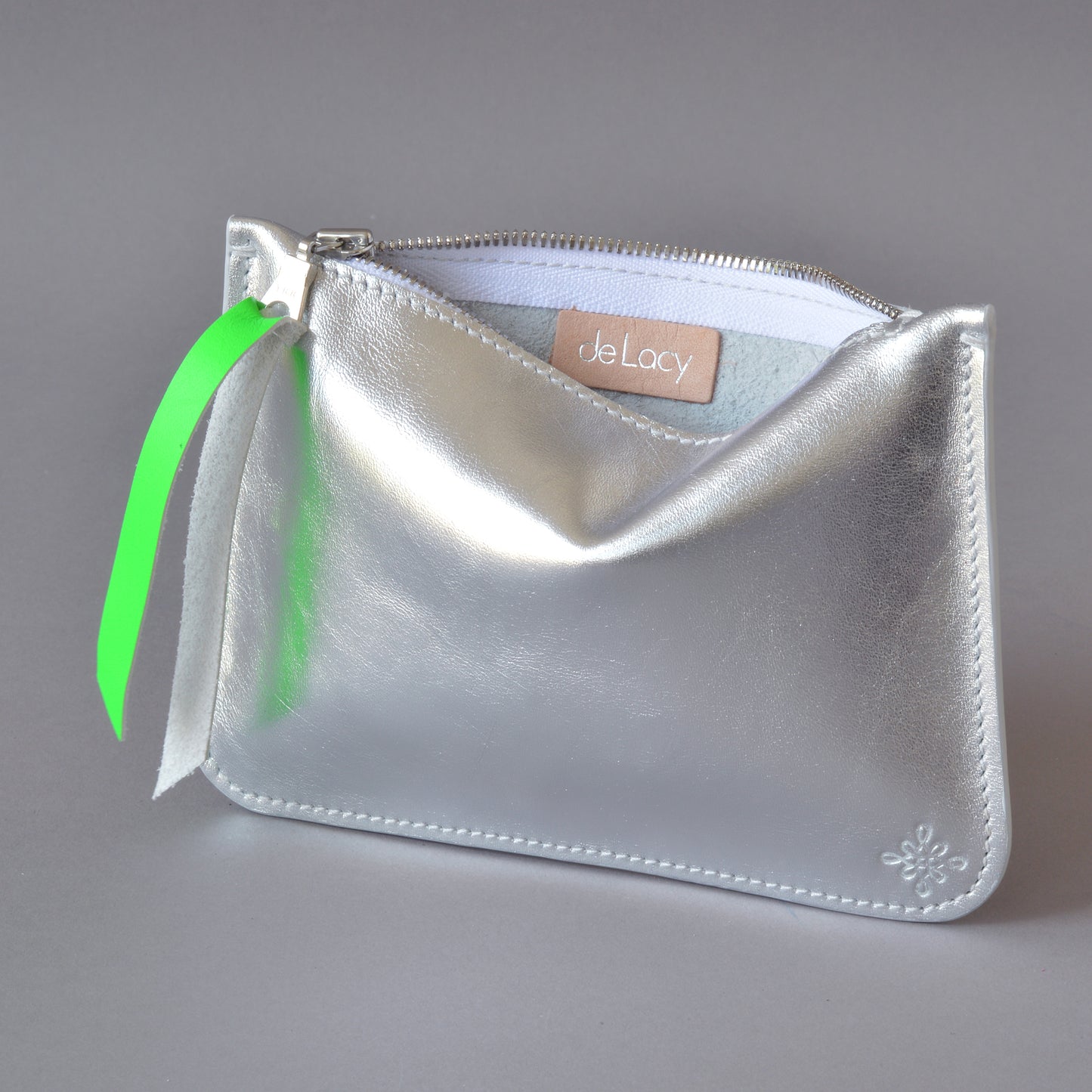 Zip Purse Silver