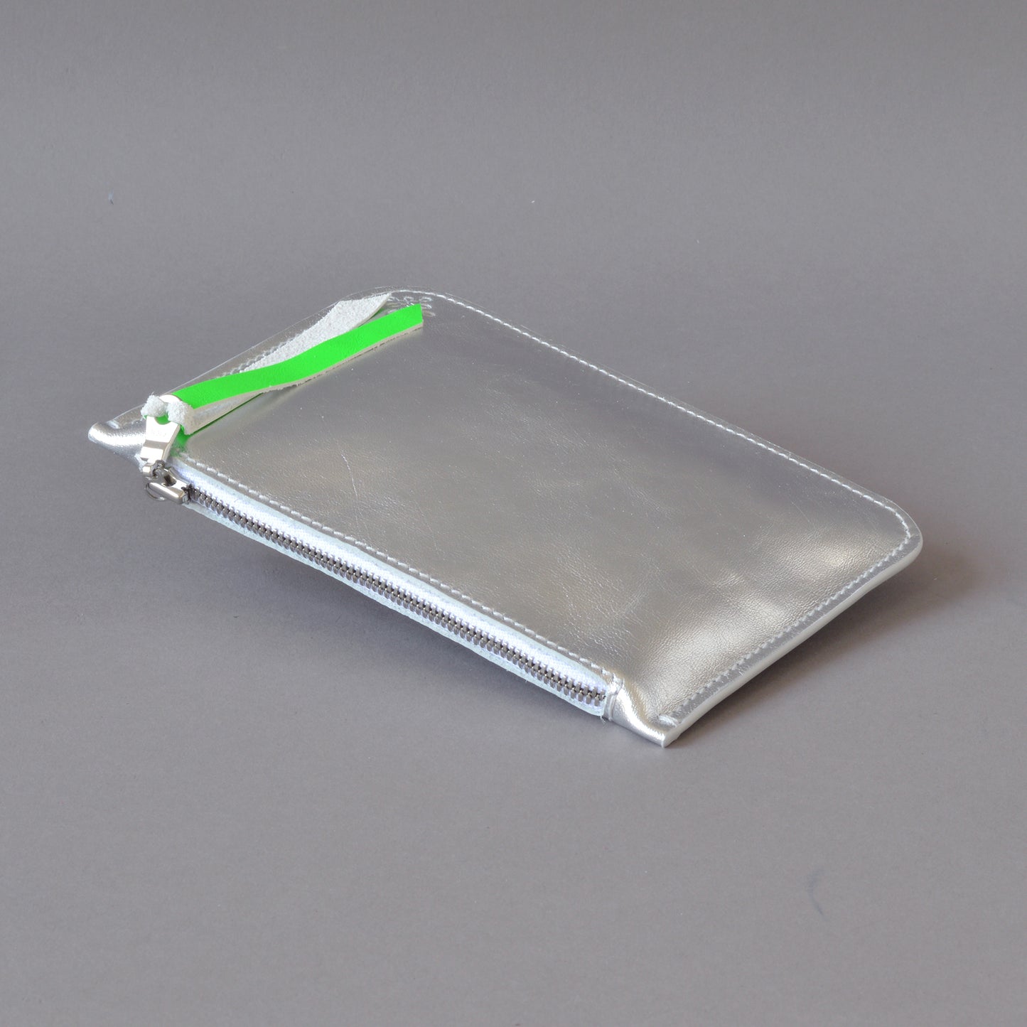 Zip Purse Silver